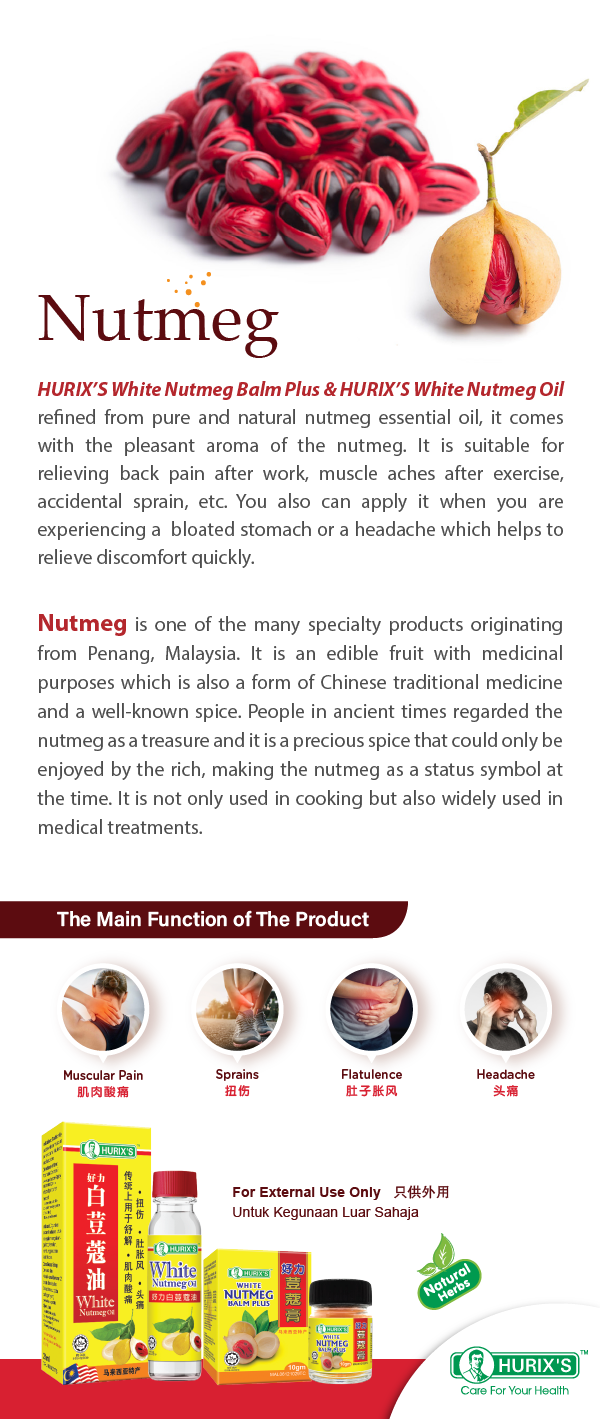 Hurix’s White Nutmeg Balm Plus